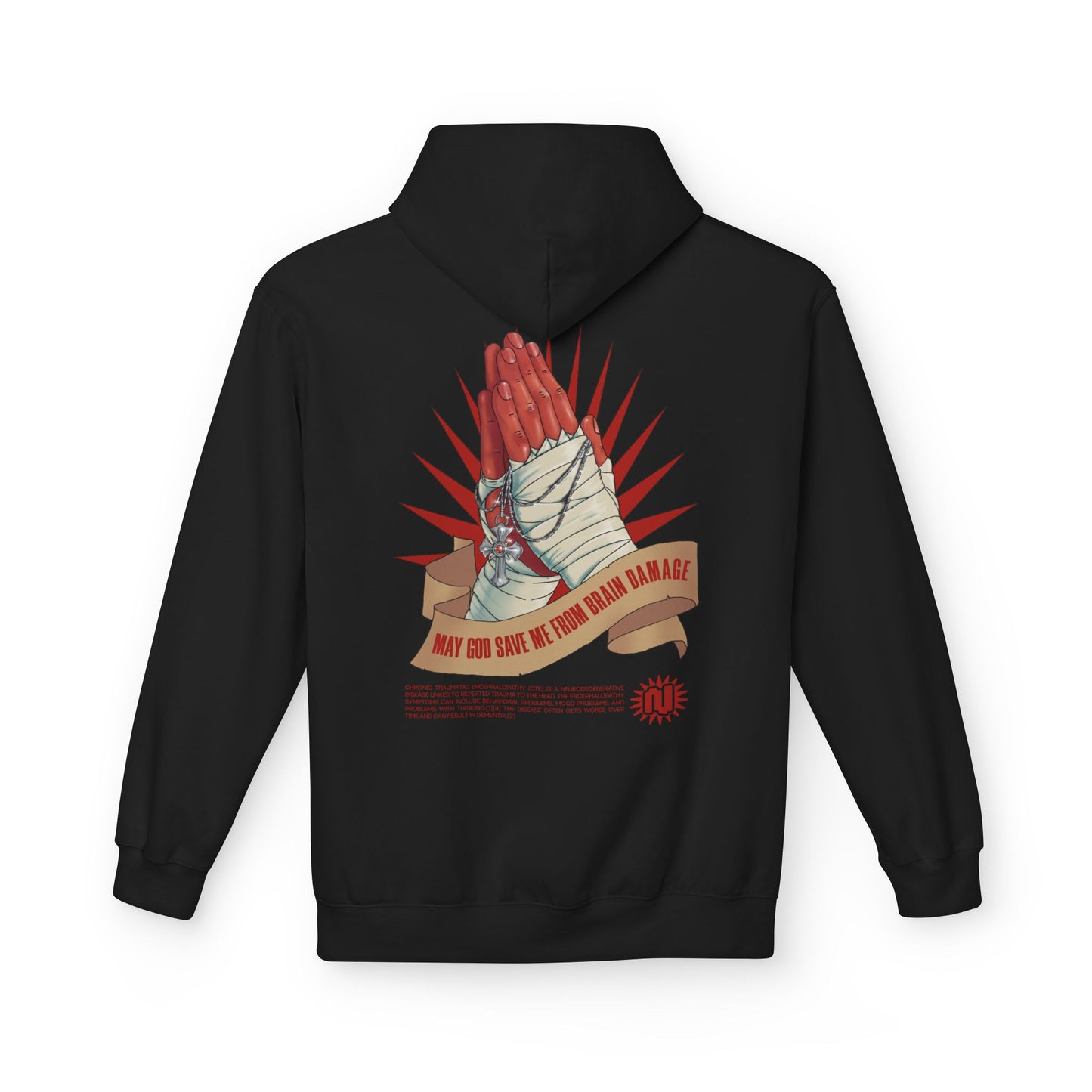 May God Save Me From Brain Damage Hoodie