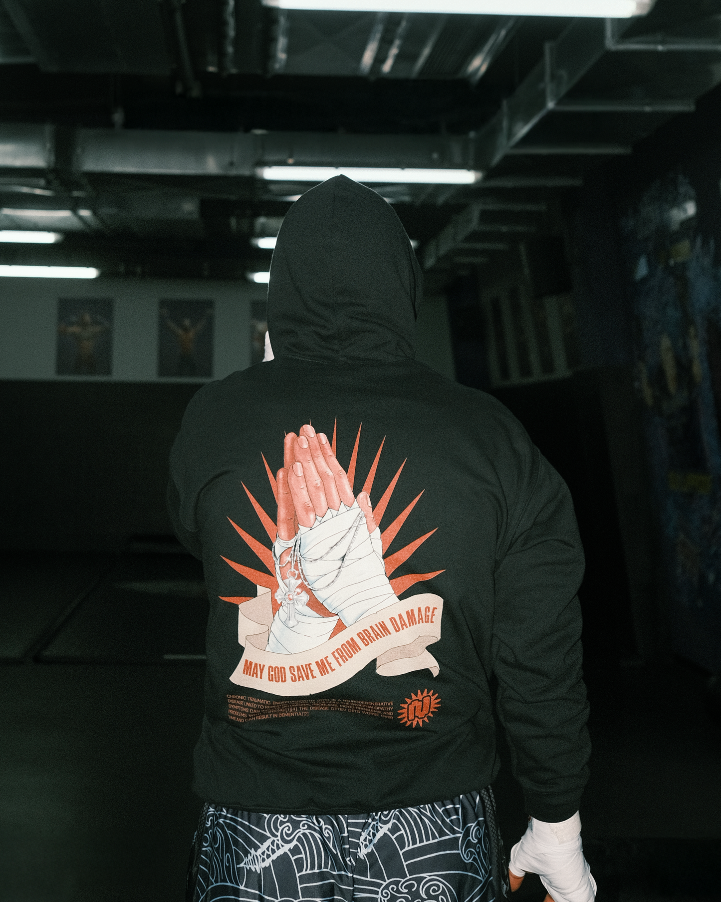 May God Save Me From Brain Damage Hoodie